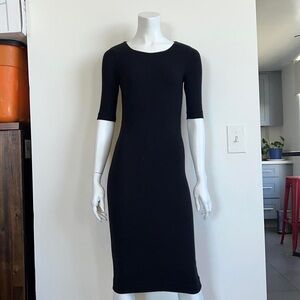 DIANE VON FURSTENBERG MIDI BODYCON DRESS SIZE P